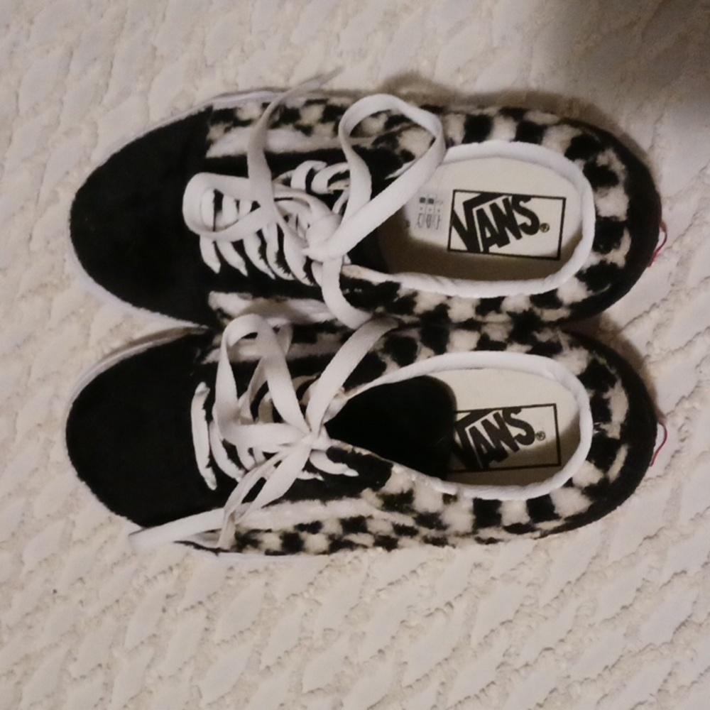 Old skool fluffy vans